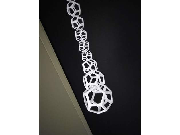 dodecaedros dodecaédrico dodecaedro geométrico geometria Pentágono plantador rômbico 3D print model - Mito3D