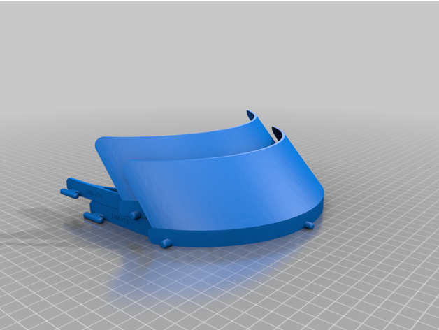 nih face shield dtm-v3 3D print model - Mito3D