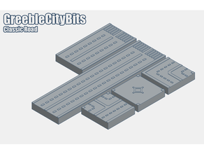 Greeblecitybits klassisch Straßen Greeblecity 3d print model - Mito3D