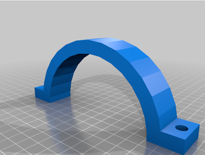 100mm duct clamp v1 customized 3d print model - Mito3D