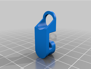 curtain track replacement slider glider ends hook stopper 3d print model - Mito3D