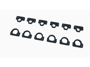 64 pitch lm motor spacers byebyeracing kyosho mini-z lemans spacer mount mini rc 3d print model - Mito3D