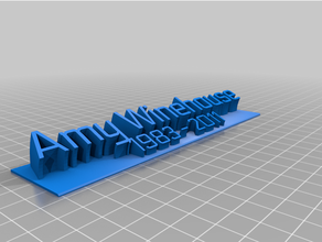 Amy özelleştirilmiş 3d print model - Mito3D