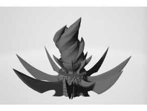 buio elfo altare braciere warhammer età elfi fantasia sigmar 3d print model - Mito3D