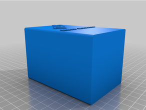 divertido pestañas caja 3d print model - Mito3D