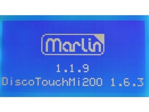 marlin 119 derramar dagoma desco fácil 200 + touch mi 3dtouch bltouch clássico monte discoeasy200 Marlinfw firmware touchmi 3d print model - Mito3D