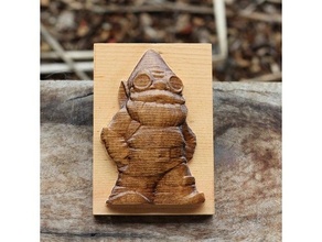 gnome cnc high art carving diy gnomeremix instagram makerbot people person relief remix sculpture shapeoko wood wooden woodworking xcarve 3d print model - Mito3D