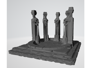 Sombrio duende vórtice piscina martelo guerra elfos fantasia cenário sigmar 3d print model - Mito3D