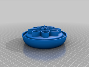 lirio almohadilla bañera juguete 3d print model - Mito3D