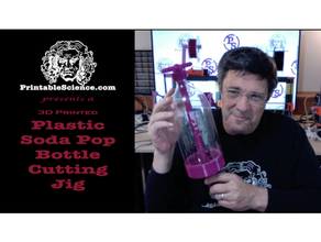 3d gedruckt Sprudel Pop Flasche Schneiden Jig leiten Plastik 3d print model - Mito3D