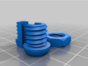customized parametric cable gland 3d print model - Mito3D