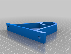 customized parametric rod holder 3d print model - Mito3D