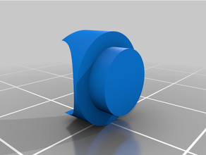 ares ameba atacante espiral barril ponta estilingue plugue 3d print model - Mito3D