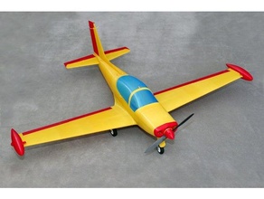 siai marchetti sf260 test 3d Stampa avion rc maquette radiocomando Radio controllo aereo scala sf 260 3d print model - Mito3D