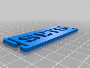 setomia personalizzato molle etichetta 3d print model - Mito3D