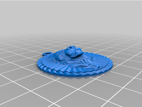 colgante leon joalheria medalhão remixar 3d print model - Mito3D