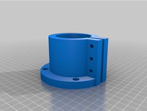 customized mounting flangetest 3d print model - Mito3D