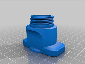 bombard pump adapter 3d print model - Mito3D