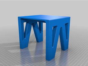 gentil hocker tabouret chaise enfants Stuhl 3d print model - Mito3D