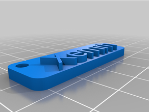 Etikett angepasst 3d print model - Mito3D
