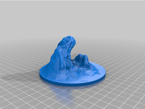 impossible dragon fdm plat base trous 3d print model - Mito3D