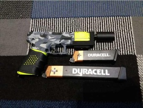 glock compensador 11mm fio rastreadores adaptador airsoft pistola marcador 3d print model - Mito3D