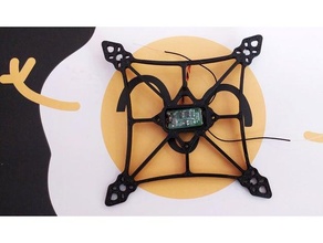 microblivion ii remixare telaio xm + supporto vassoio drone frsky microdrone stuzzicadenti 3d print model - Mito3D