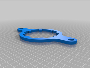 portable water softener cap wrench 3d print model - Mito3D