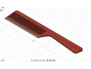 comb 3d print model - Mito3D