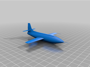 avión campana x1 3d print model - Mito3D
