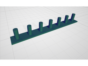 simple hook wall 3d print model - Mito3D