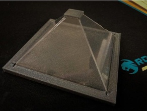 holo display ologramma piramide 3d print model - Mito3D