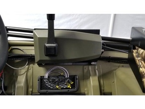 lowe boat throttle mount seastar teleflex ch2600 & ch2700 3d print model - Mito3D