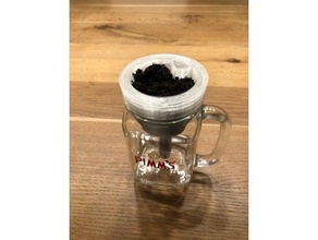 self-watering planter - mason jar watering upcycle upcycling 3d print model - Mito3D