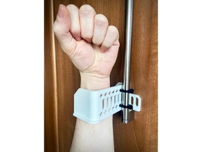 armie hands free encargarse coronavirus covid19 puerta 3d print model - Mito3D
