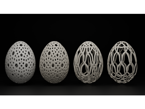 space eggs 3d print model - Mito3D