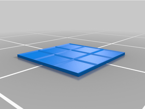 sencillo tic tac dedo pie juego mesa juguete 3d print model - Mito3D