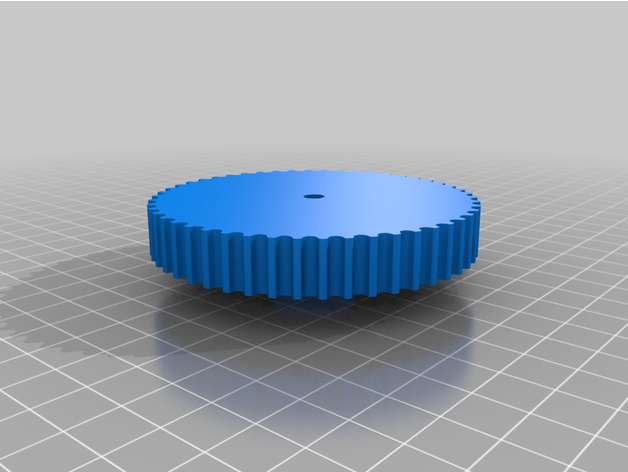 customized paramddetric pulley - lots tooth profiles 3D print model - Mito3D