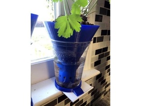 solo cup planter watering 3d print model - Mito3D