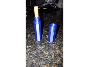 individual cigarrillo envase caso funda humidor tubo 3d print model - Mito3D