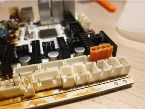 nema 4-pin mainboard connector 3d print model - Mito3D