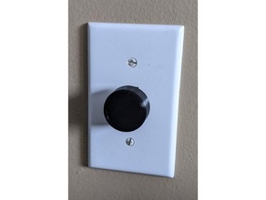dimmer knob light switch 3d print model - Mito3D