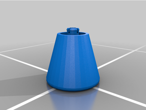 ikea cone knob 3d print model - Mito3D