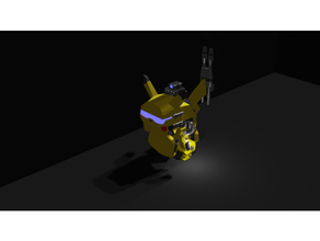 Pikachu zoid 3d print model - Mito3D