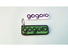 gogoro key ring 3d print model - Mito3D