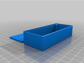 parametric hobby box 3d print model - Mito3D