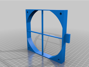 pc ventilador carbono filtro 3d print model - Mito3D