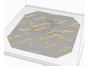 cama adesão teste ender 3 pró 3d print model - Mito3D