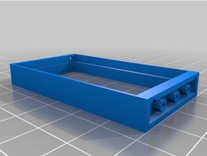 lego 4x4 door frame doorframe 3d print model - Mito3D