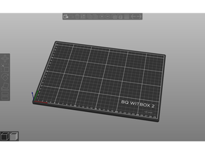 bq witbox 2 Bett Prusa Allesschneider slic3r 3d print model - Mito3D